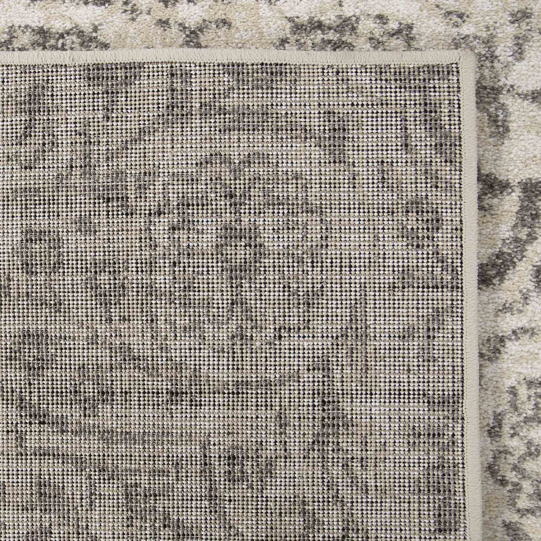 Berkeley Contemporary 5x8 Area Rug in Cream/Gray - Image 3