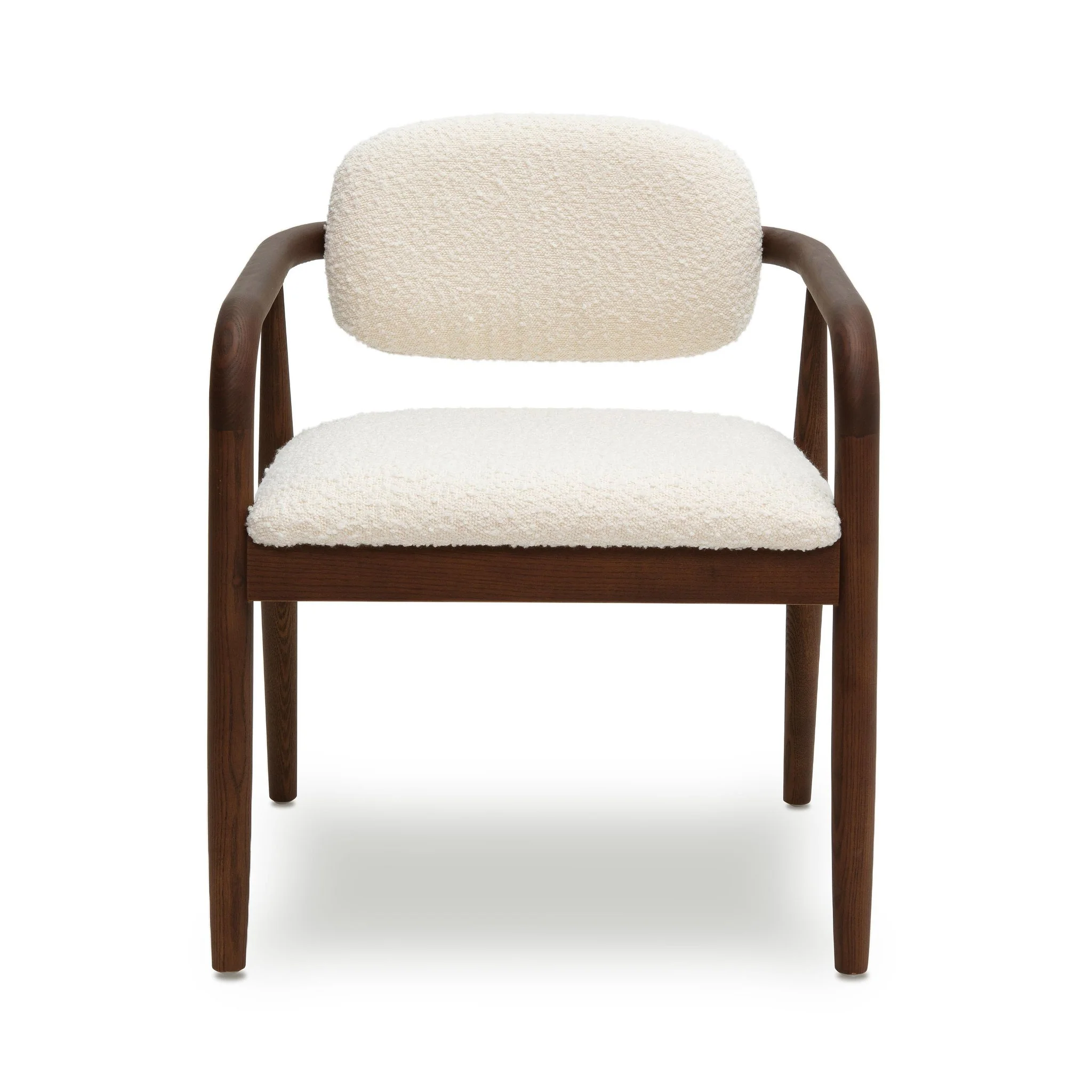 Betsy Cream Performance Boucle Dining Chair - Image 3