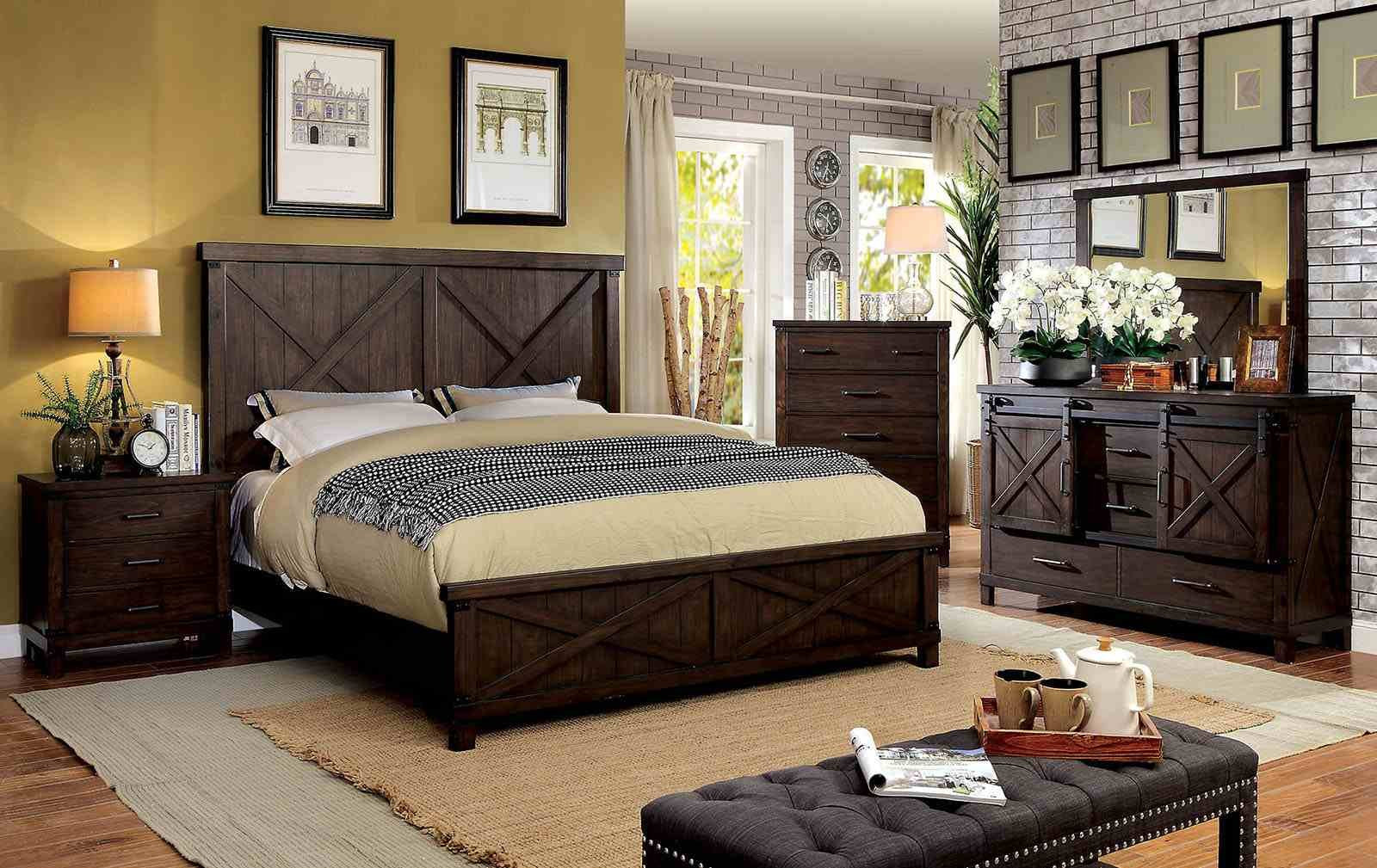 Bianca Queen Bed, Dark Walnut - Image 4