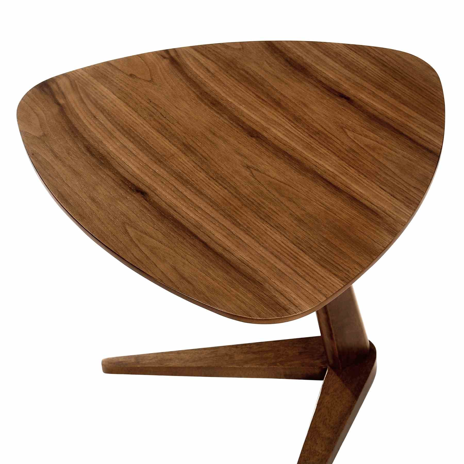 Bianka Walnut Veneer Tea Table - Image 3