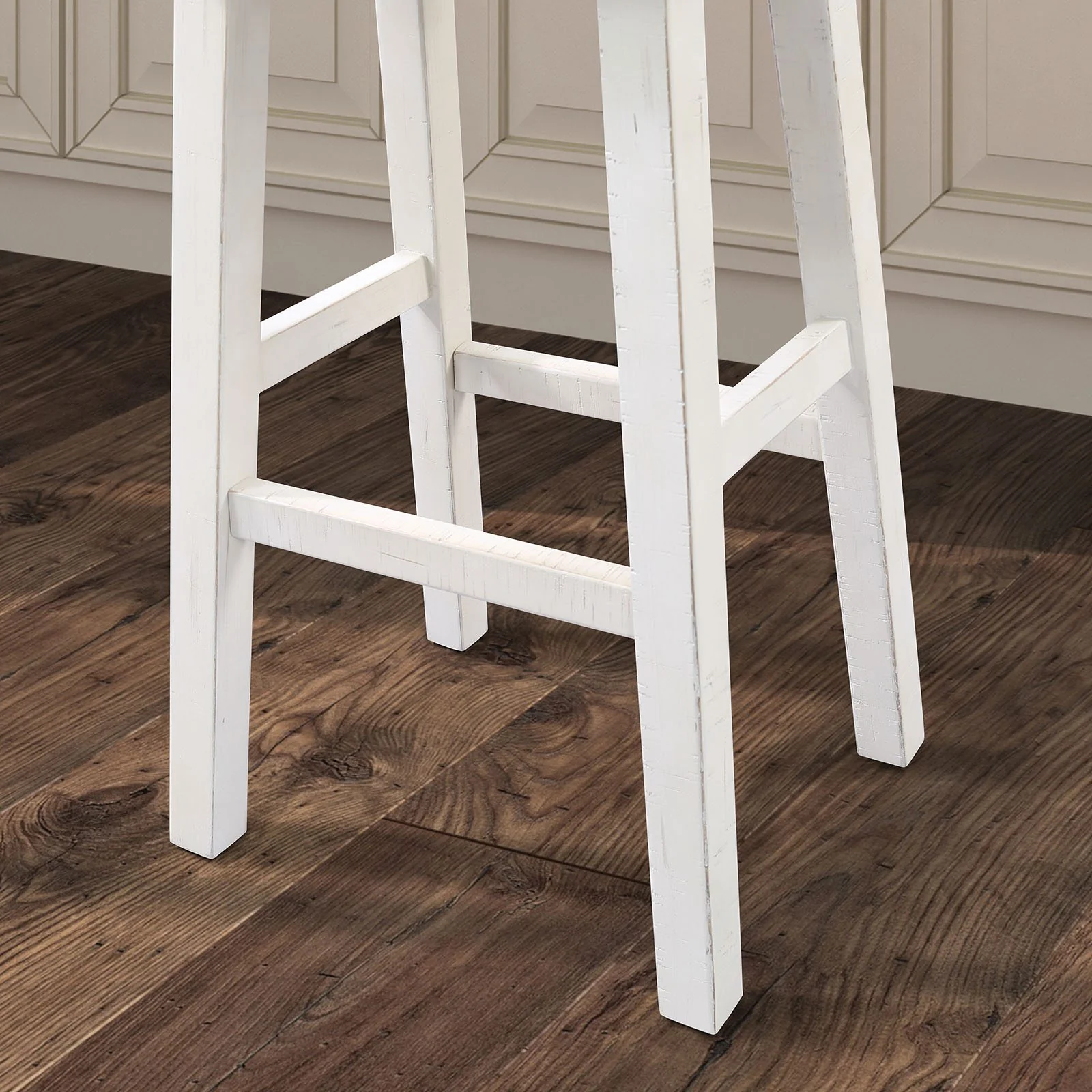 Biasca 24" Stool, (2/CTN), Gray/White - Image 4