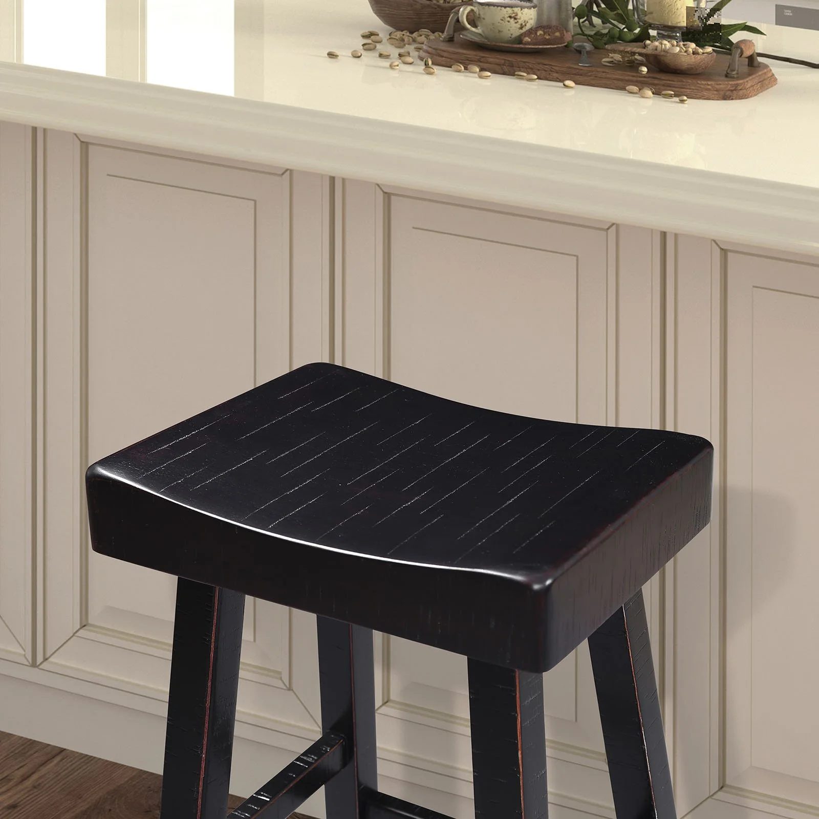 Biasca 29" Stool, (2/CTN), Black - Image 3