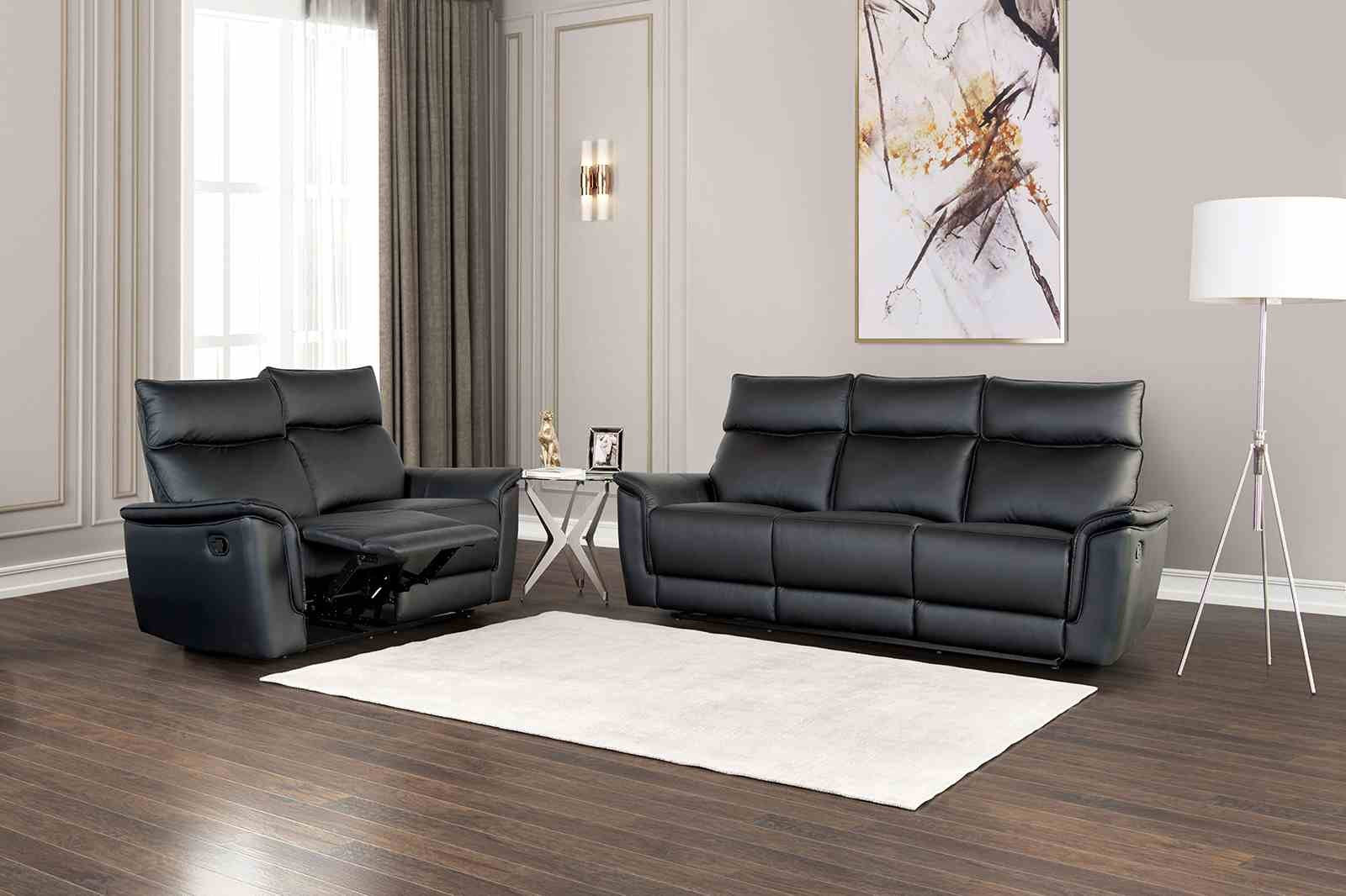 Bienne Loveseat, Black - Image 2
