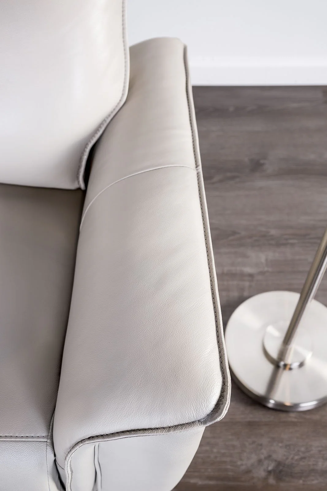 Bienne Recliner Chair, Taupe - Image 3