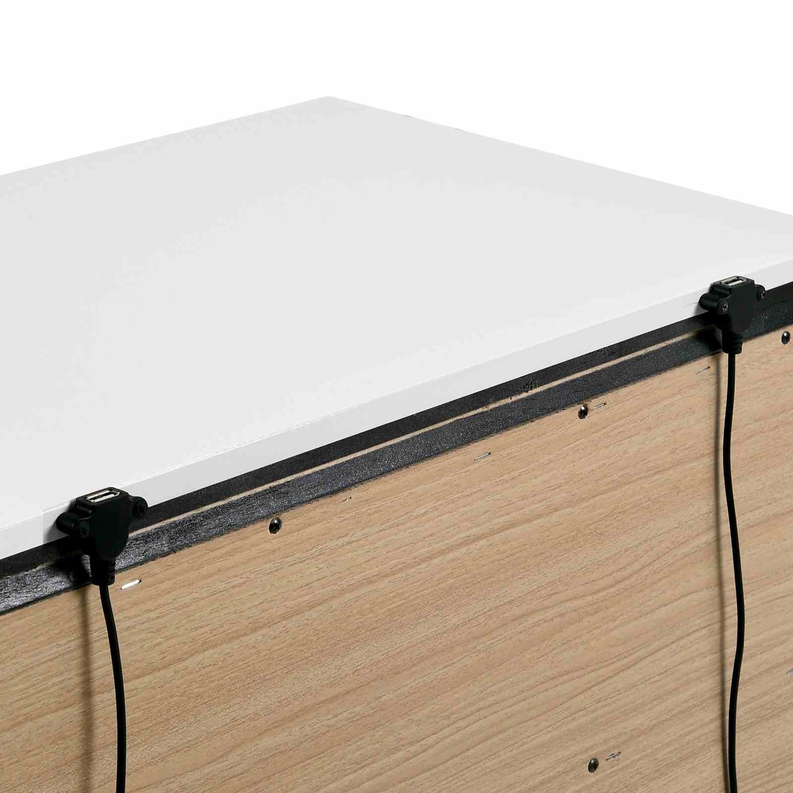 Birsfelden Cal.King Bed, White - Image 3