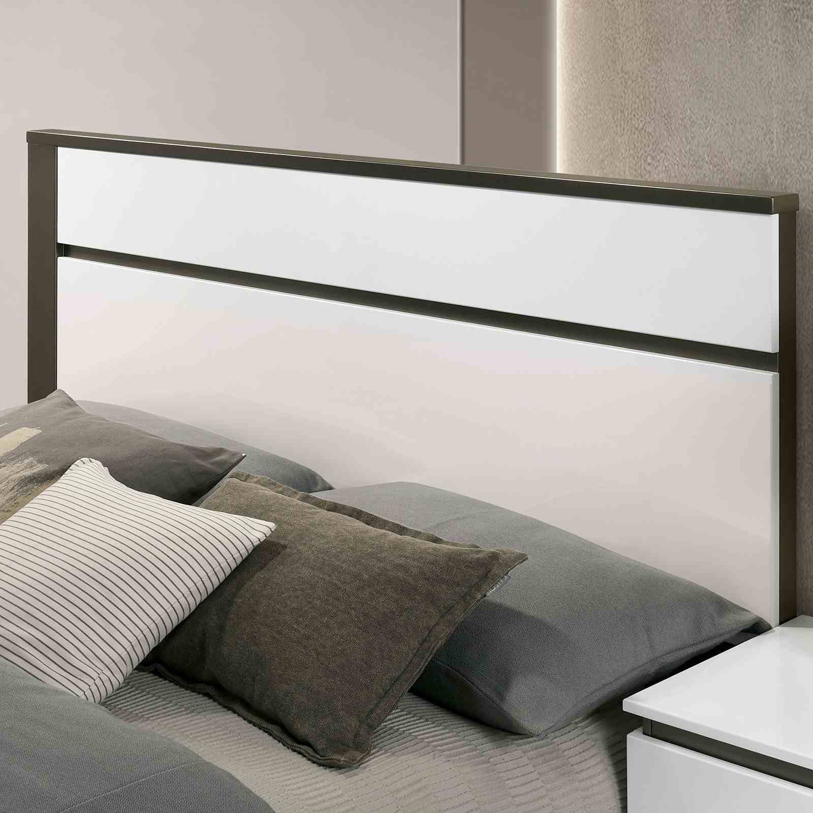 Birsfelden Queen Bed, White - Image 2