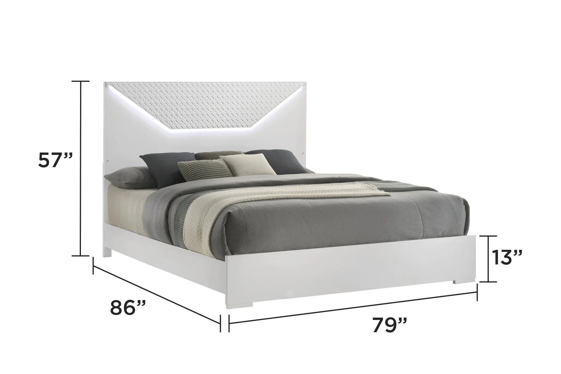 Blanca King Bed - Image 3