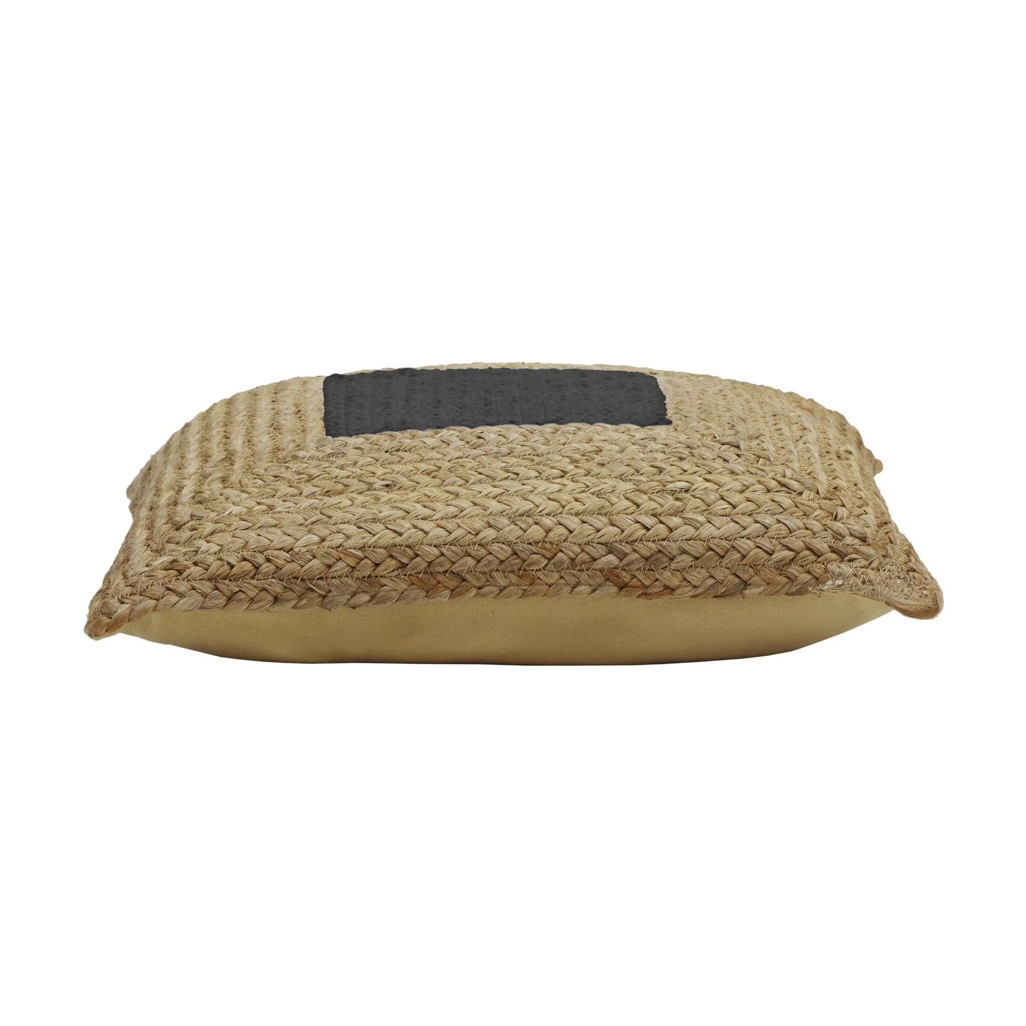 Blank Mind Black Square Accent Pillow - Image 3