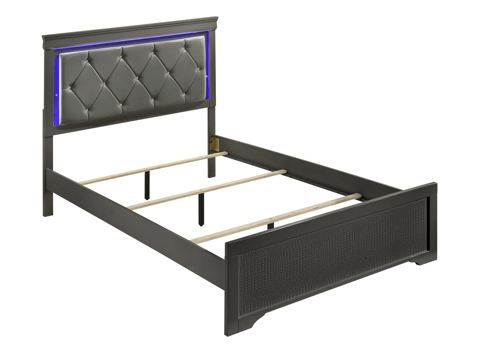 Blaze Full Bed Gray - Image 3