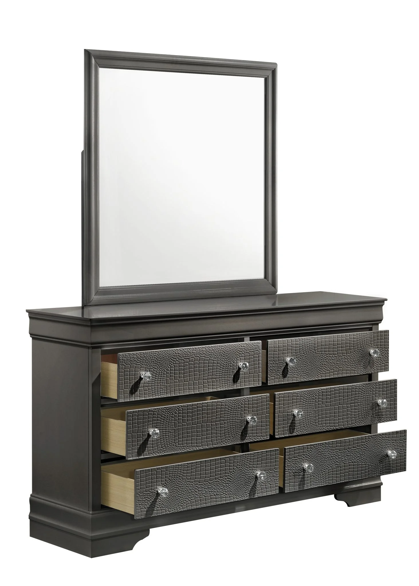 Blaze Queen 4PC Gray - Image 9