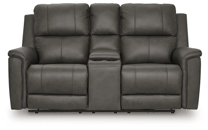 Bleckley Power Reclining Loveseat with Console - Image 13