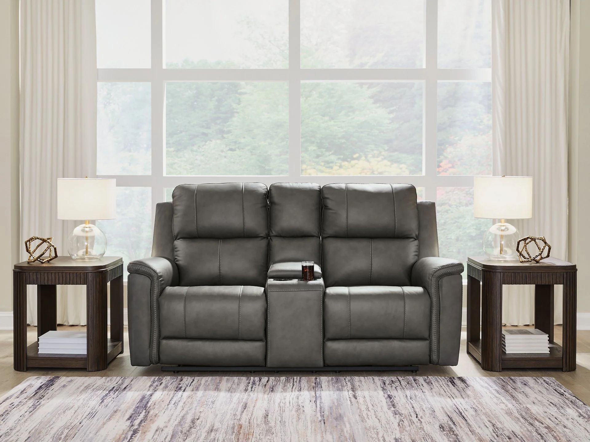 Bleckley Power Reclining Loveseat with Console - Image 14