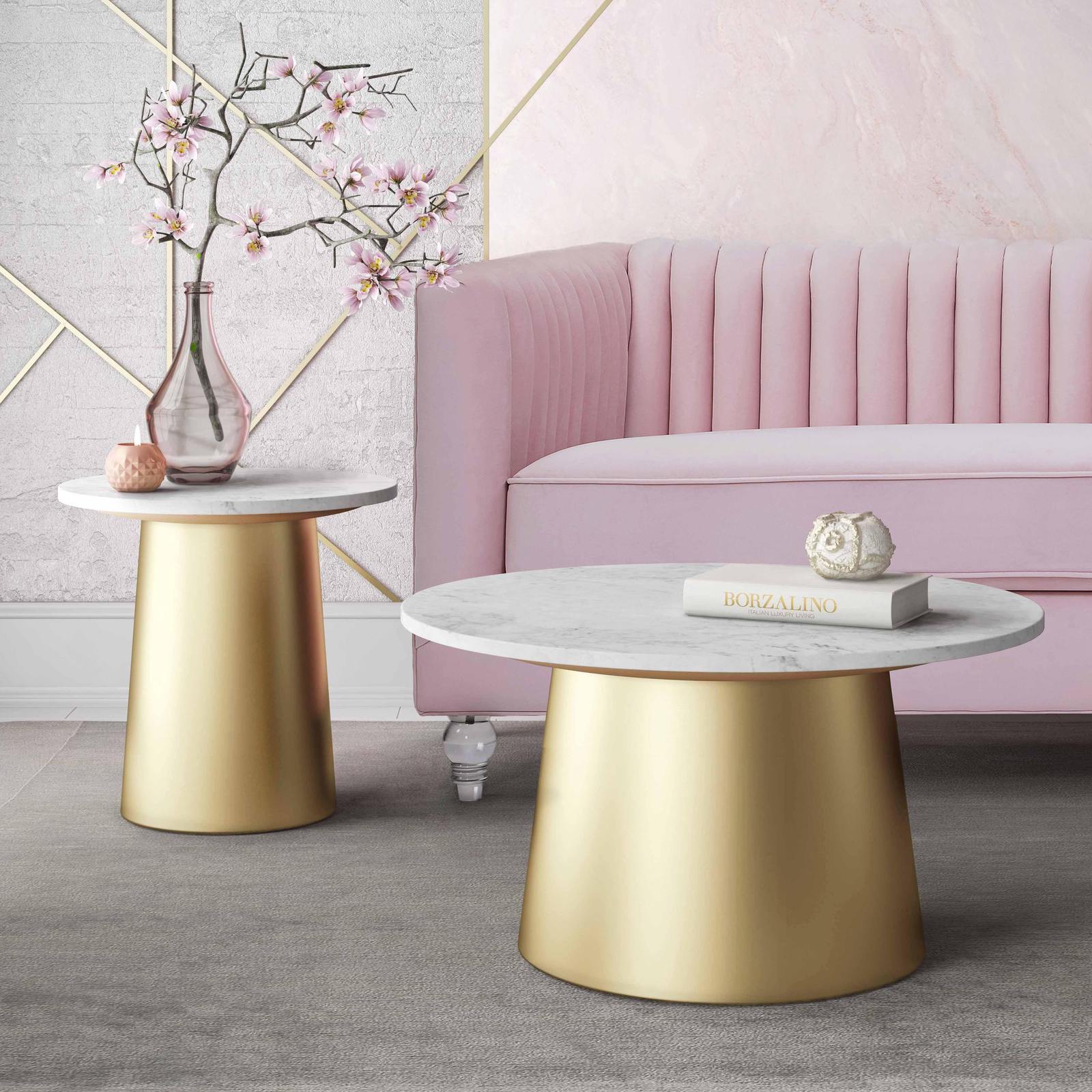 Bleeker Marble Side Table - Image 2