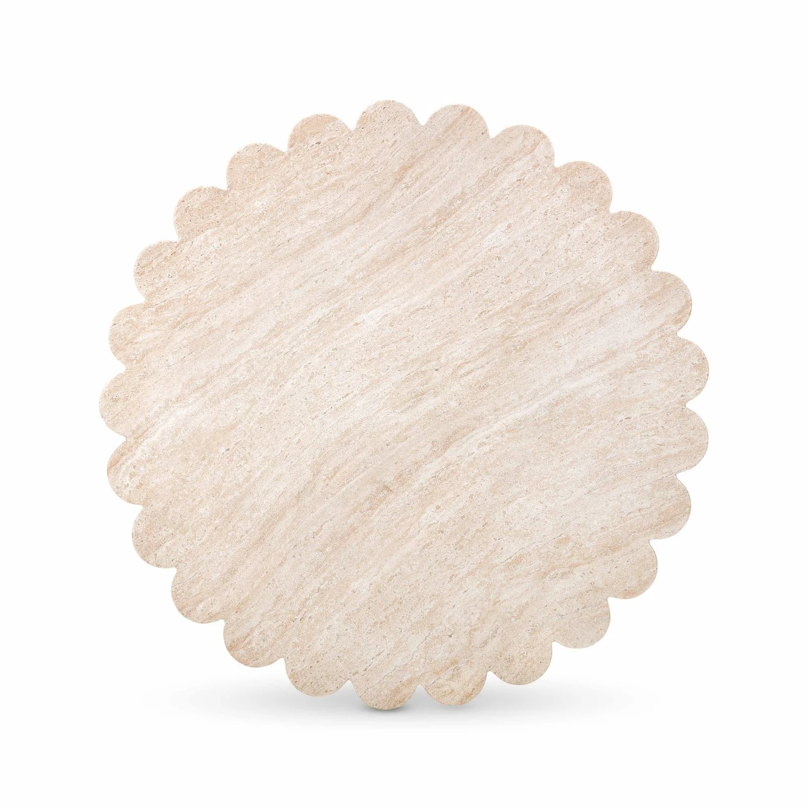 Blossom Washed Travertine Finish Indoor/Outdoor Coffee Table - Image 4