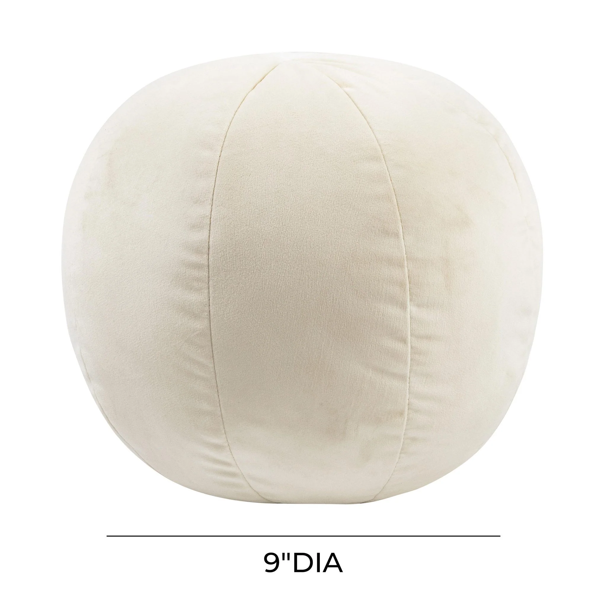Boba 9 Inch Cream Velvet Pillow - Image 3