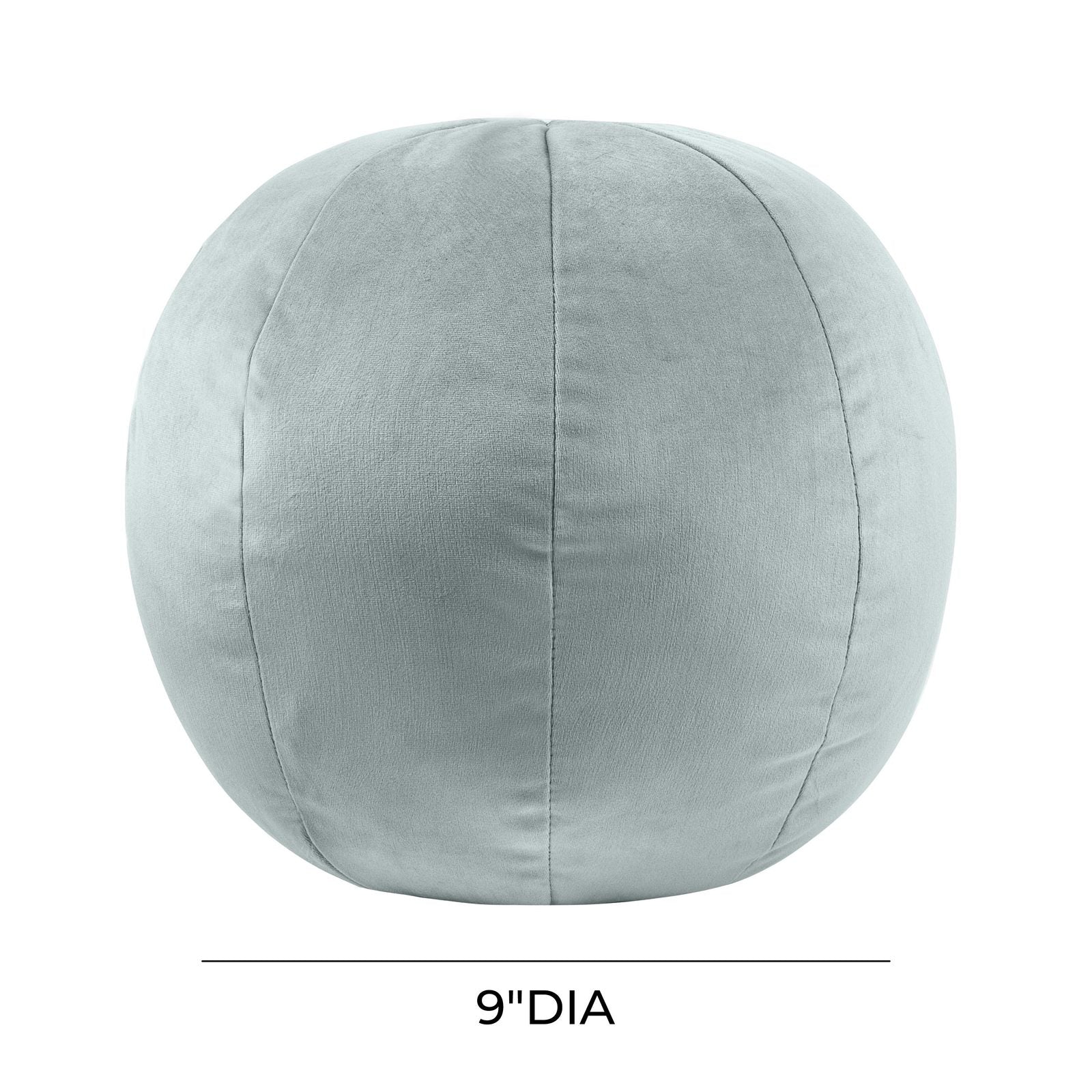 Boba 9 Inch Sea Blue Velvet Pillow - Image 3