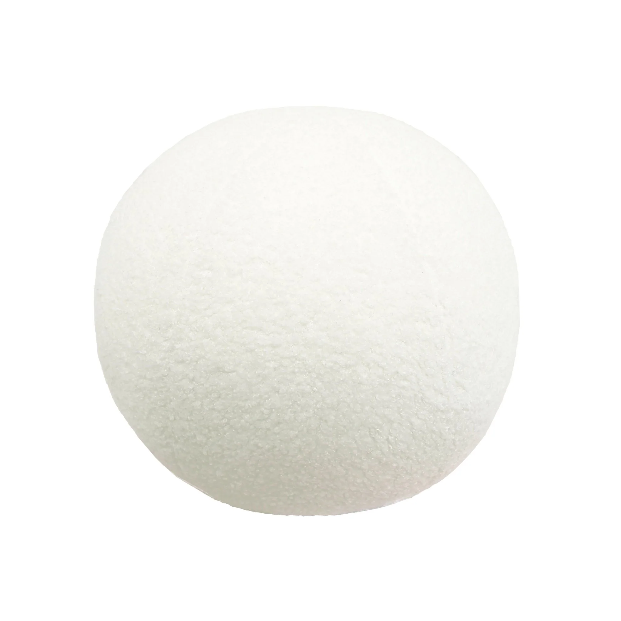 Boba Cream Vegan Shearling 9 inch Pillow - Image 2