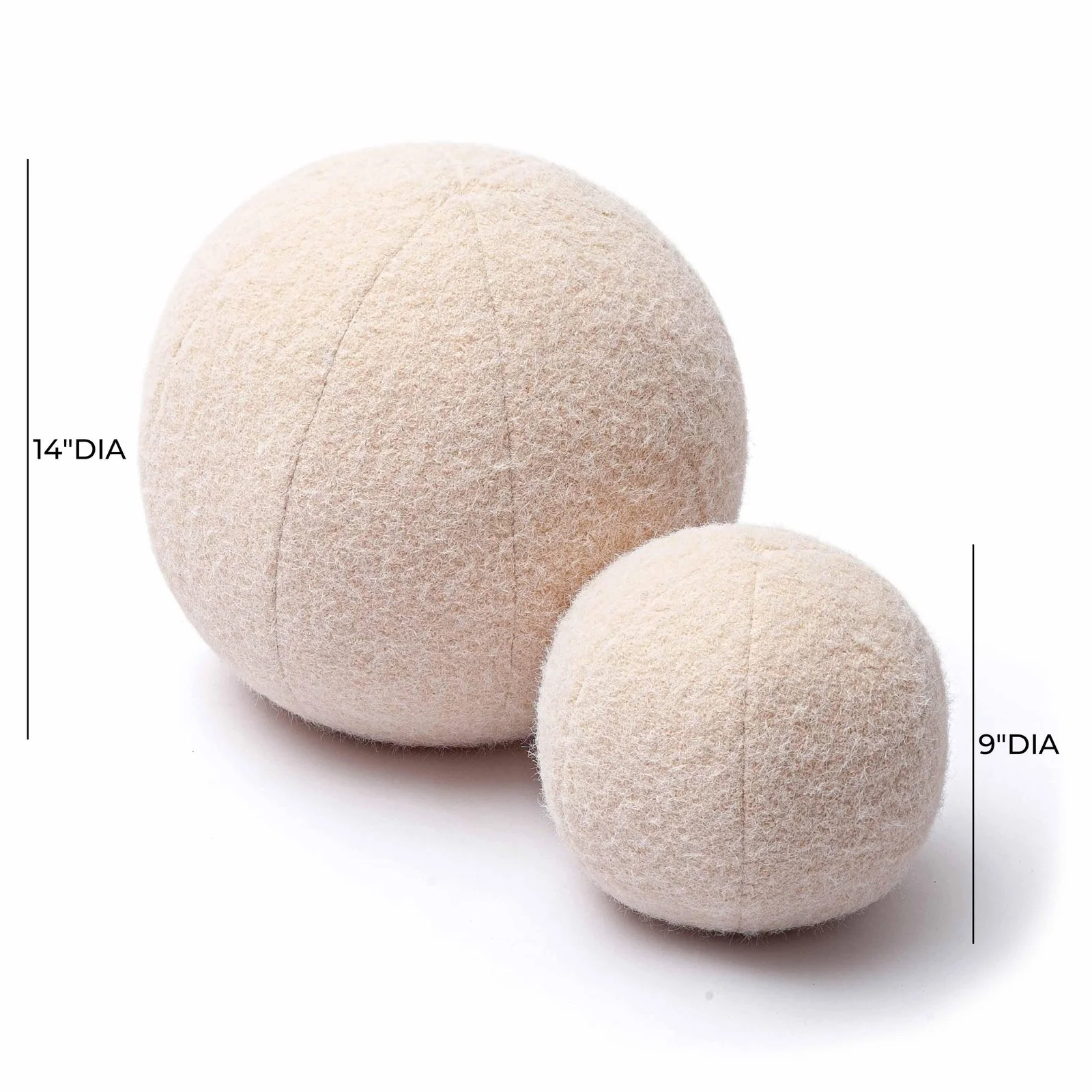 Boba Rose-Tan Long Mohair 14 inch Pillow - Image 6