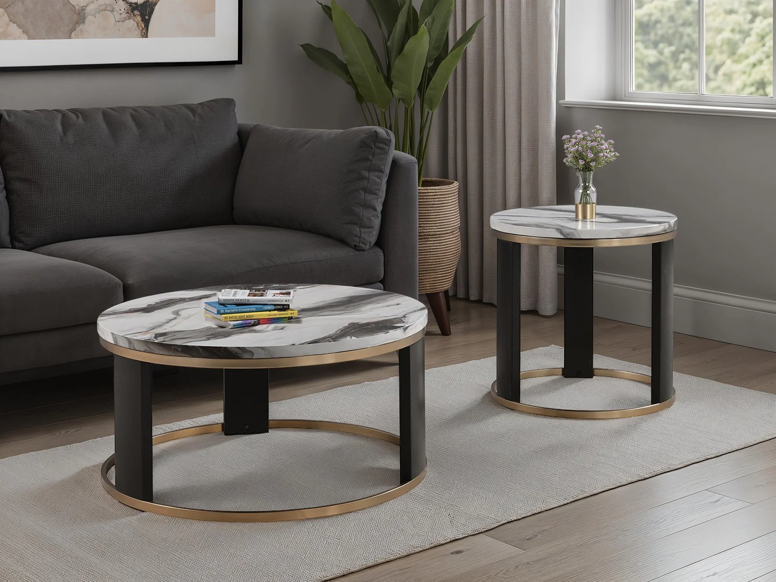 Bogor Round Cocktail Table - Image 2