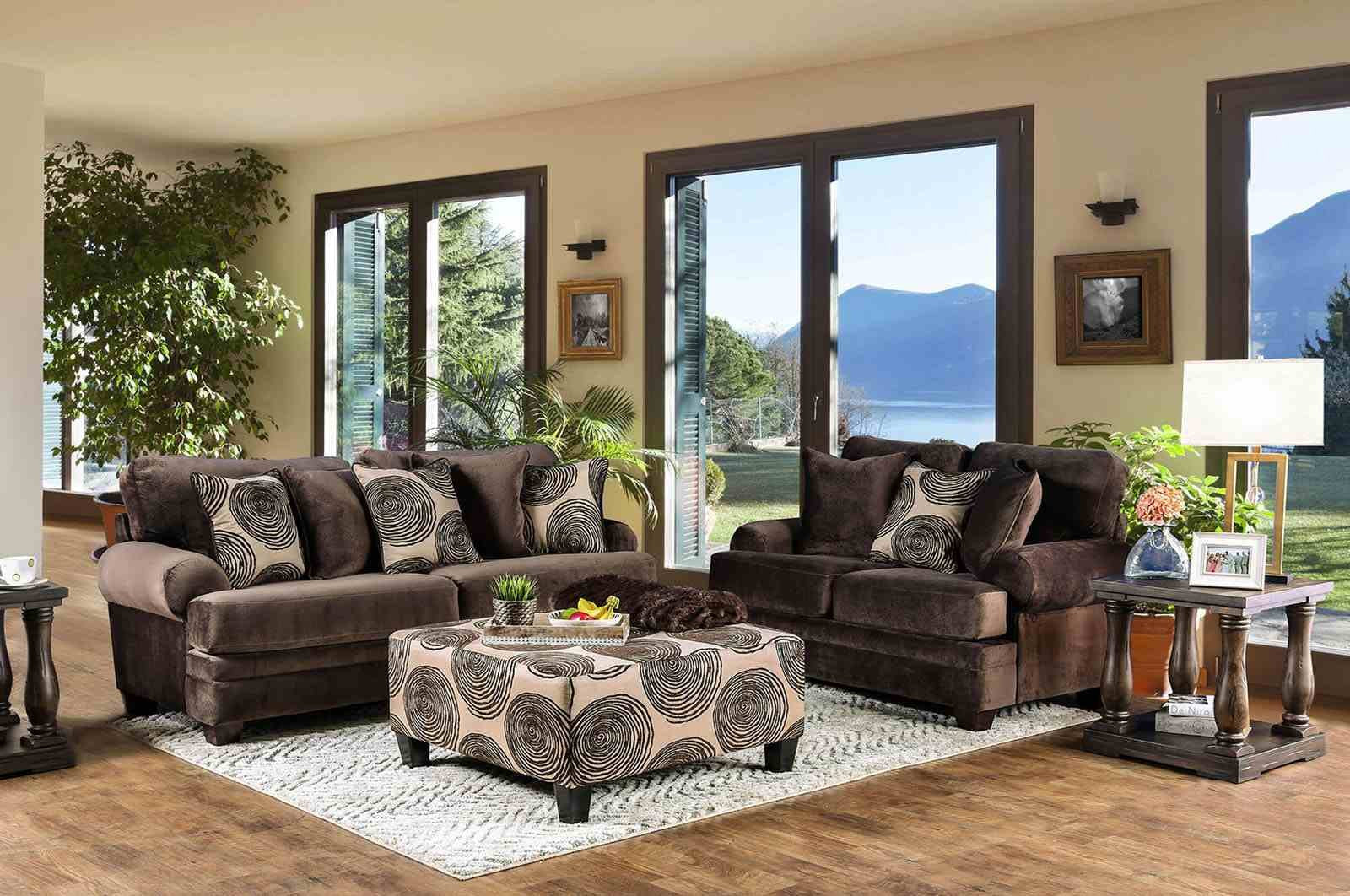 Bonaventura Ottoman, Brown - Image 2