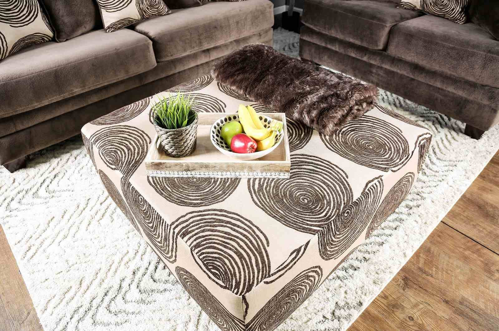 Bonaventura Ottoman, Brown - Image 4