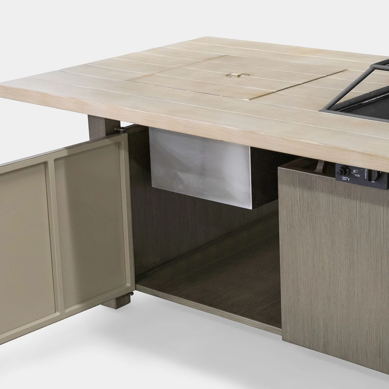 Bordeaux Dining Table w/ Fire Pit & Cooler - Image 5