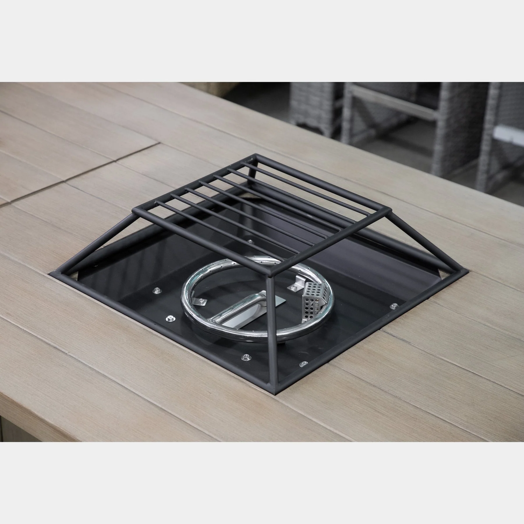 Bordeaux Dining Table w/ Fire Pit & Cooler - Image 6
