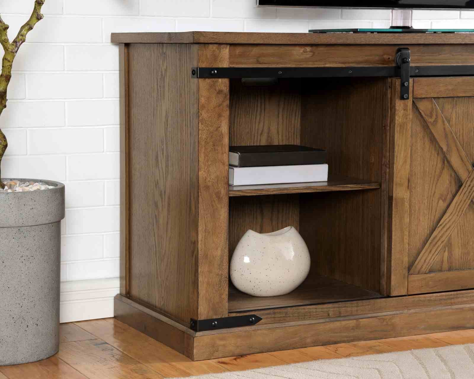 Borrego TV Stand, Dark Oak - Image 2
