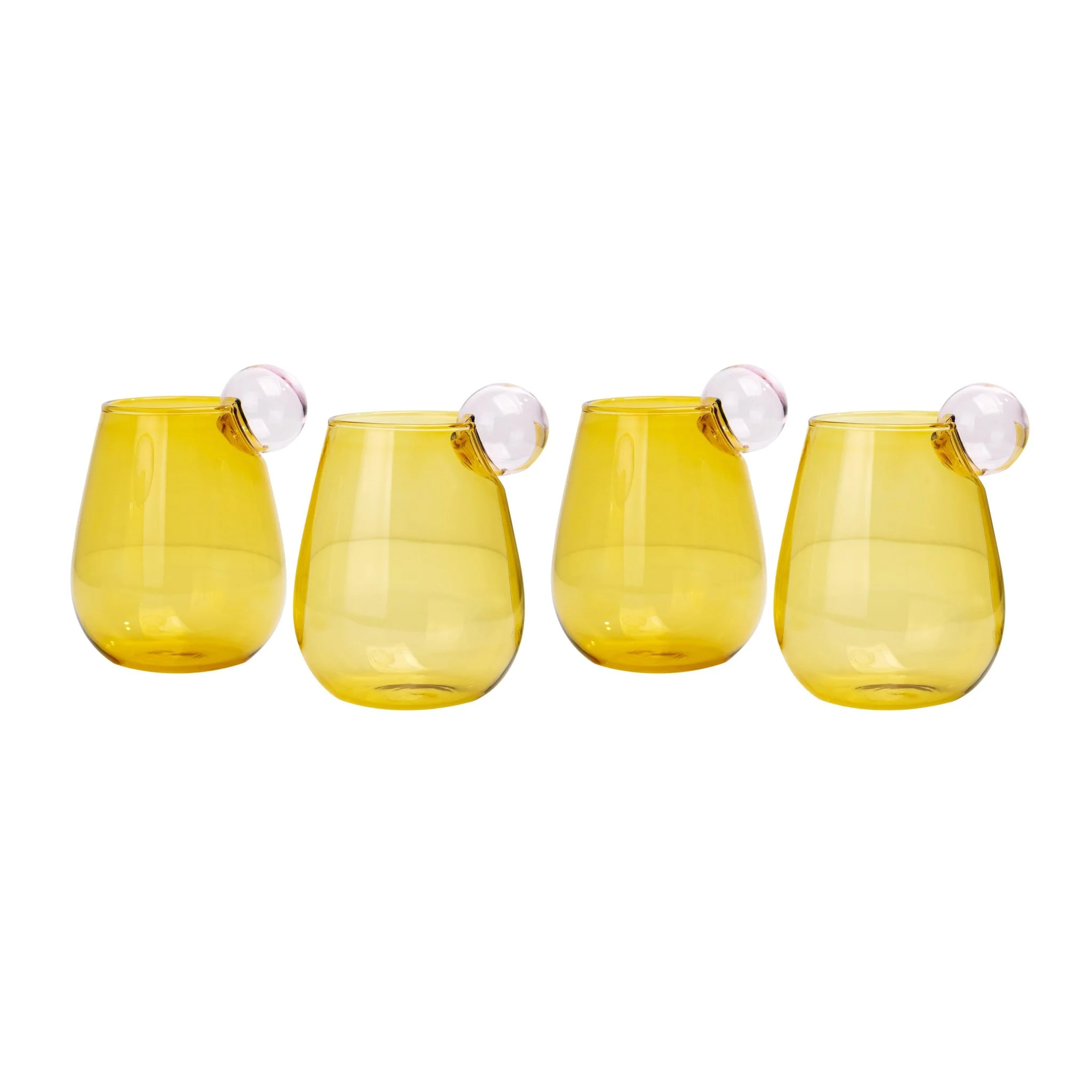 Boule Amber Water Glass - Set of 4 - Image 3