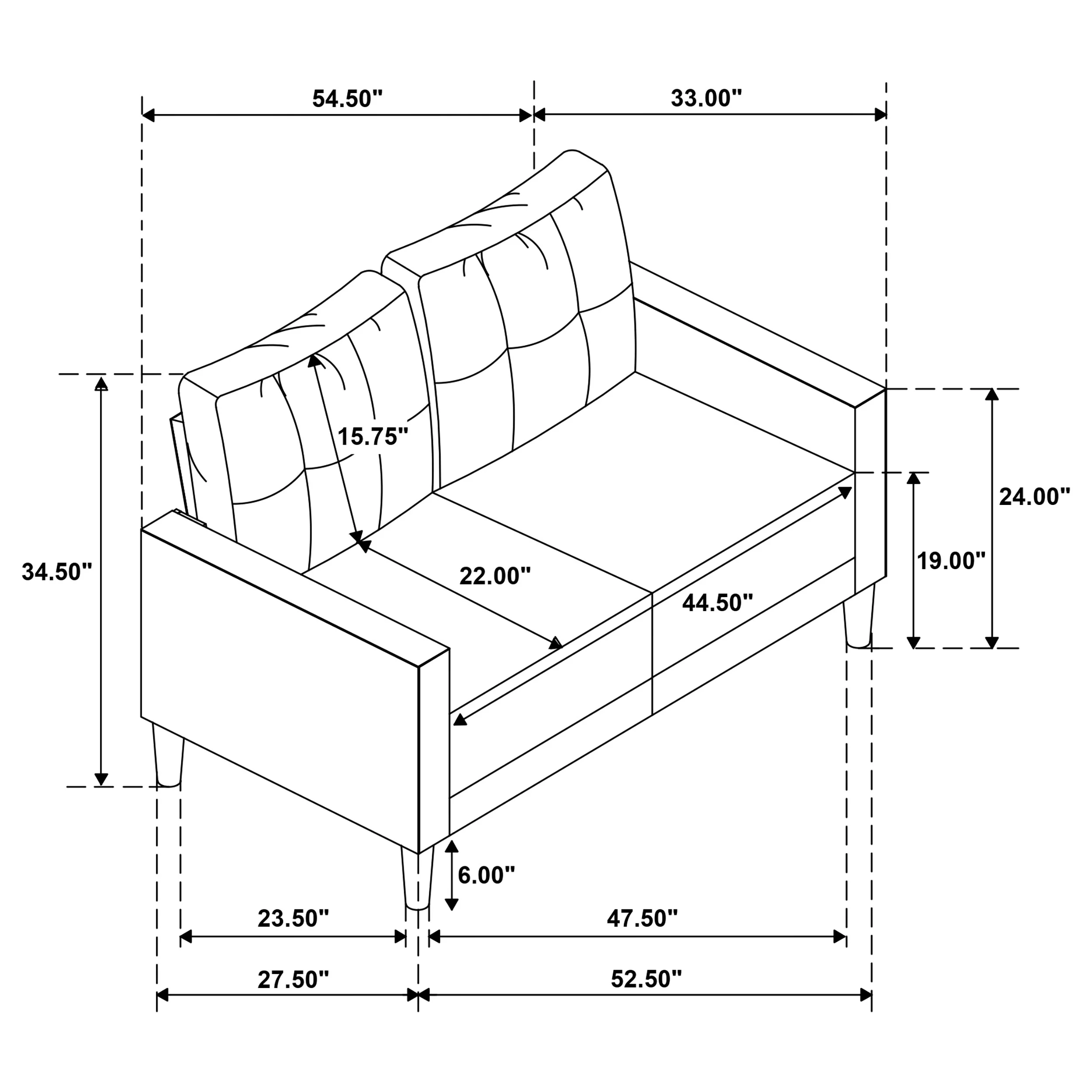 Bowen II Loveseat - Image 11