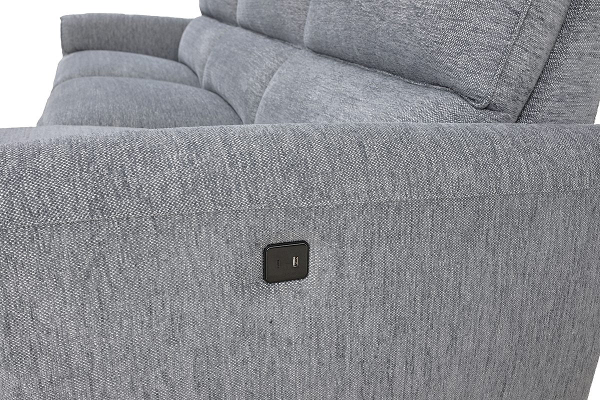 Brande Power Sectional, Right Chaise, Gray - Image 3