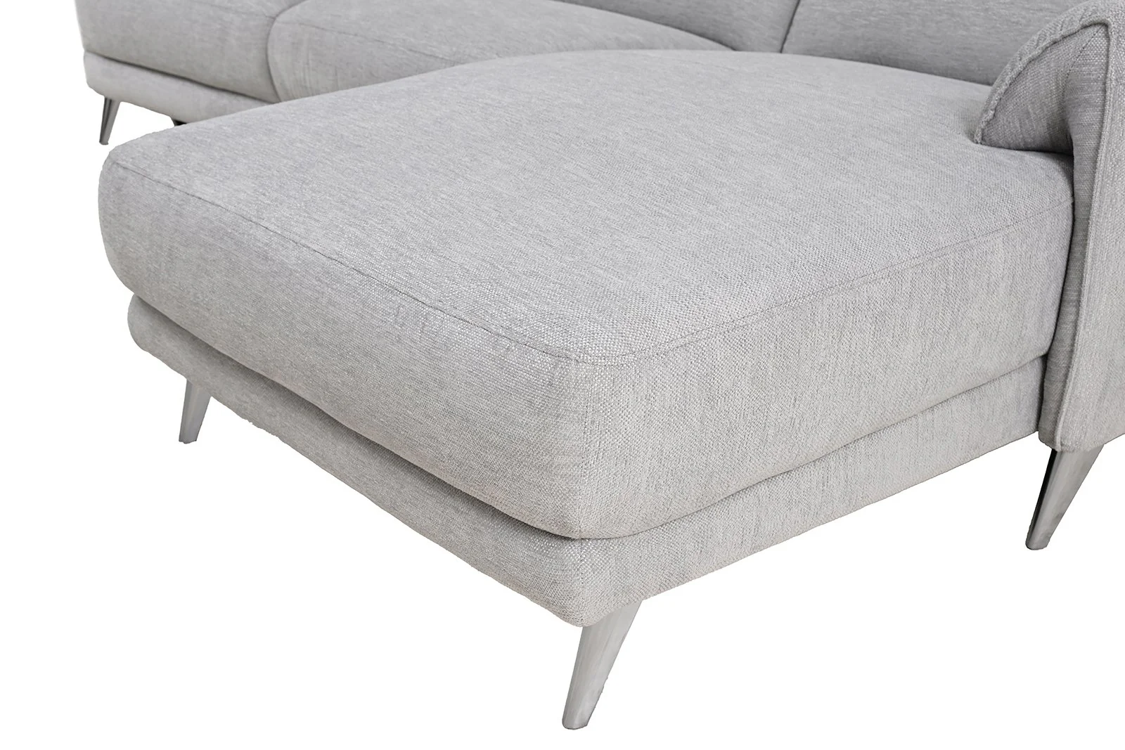 Brande Power Sectional, Right Chaise, Light Gray - Image 5