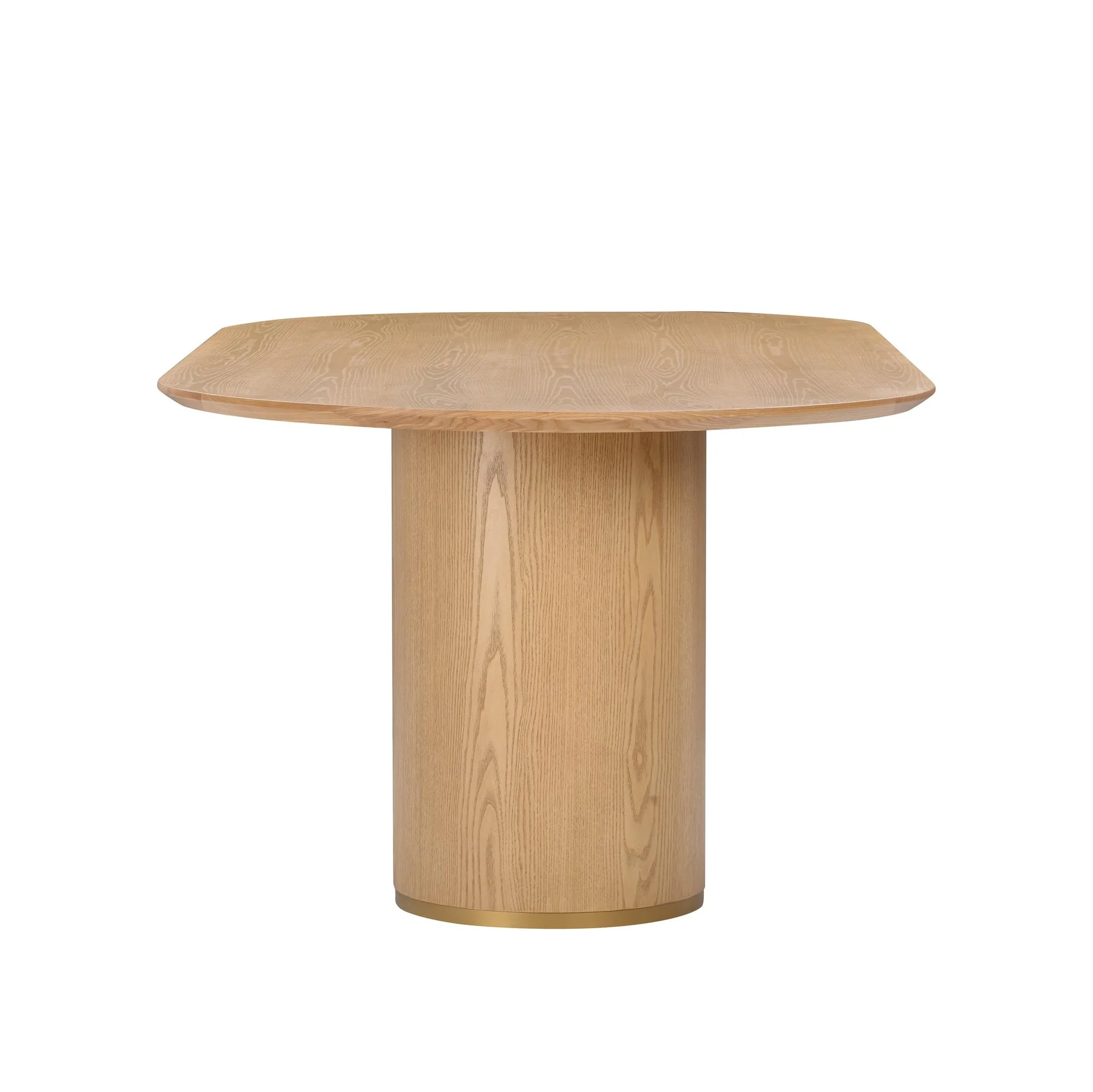 Brandy Natural Ash Wood Oval Dining Table - Image 4