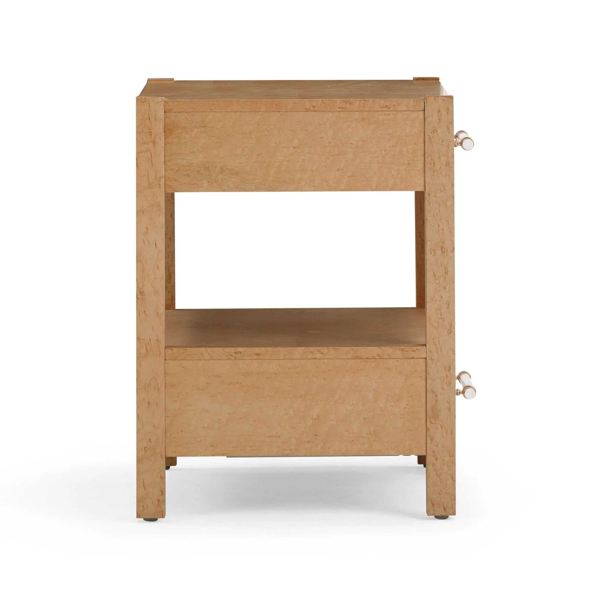 Brandyss Birdseye Maple 2-Drawer Nightstand - Image 4
