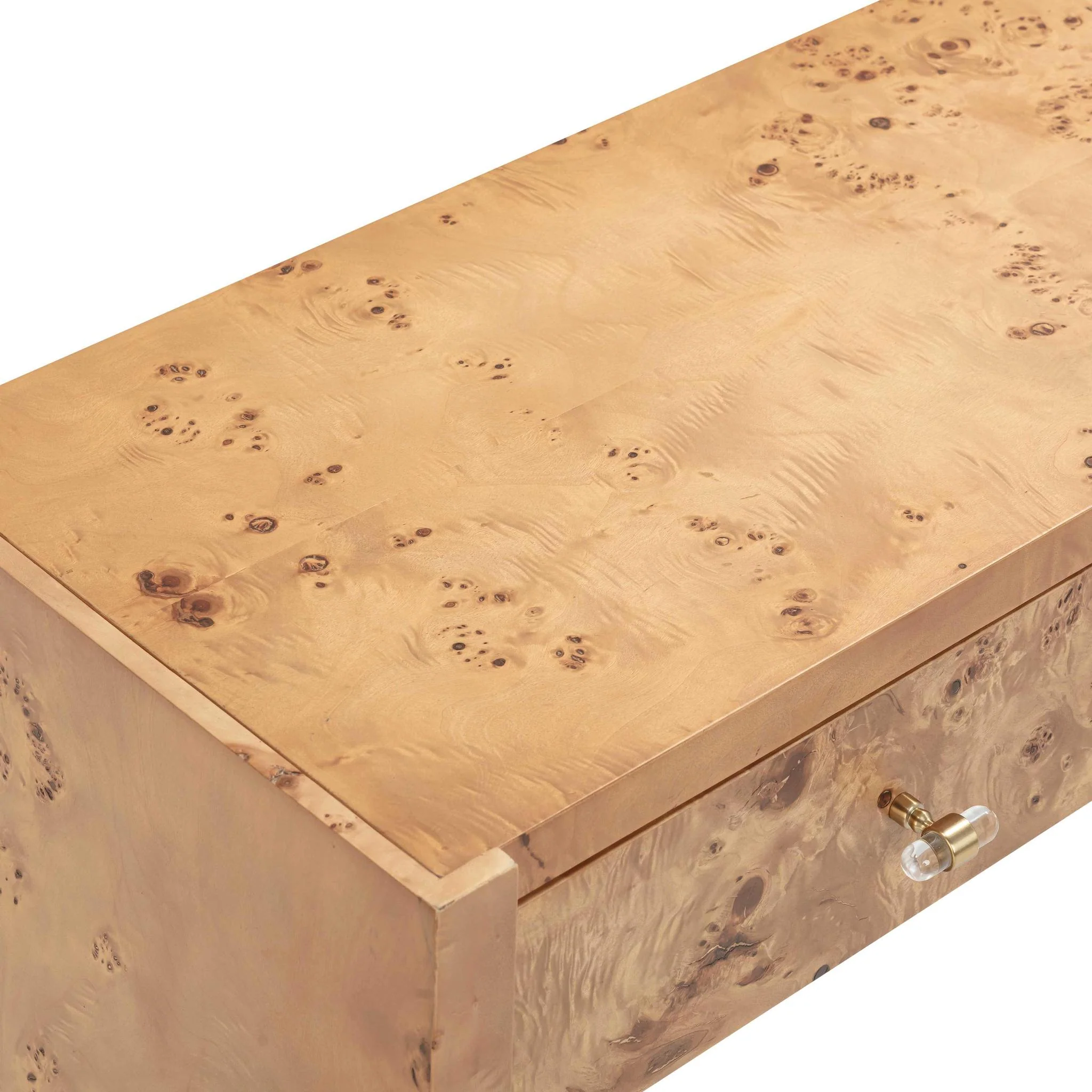 Brandyss Honey Burl Console Table - Image 6