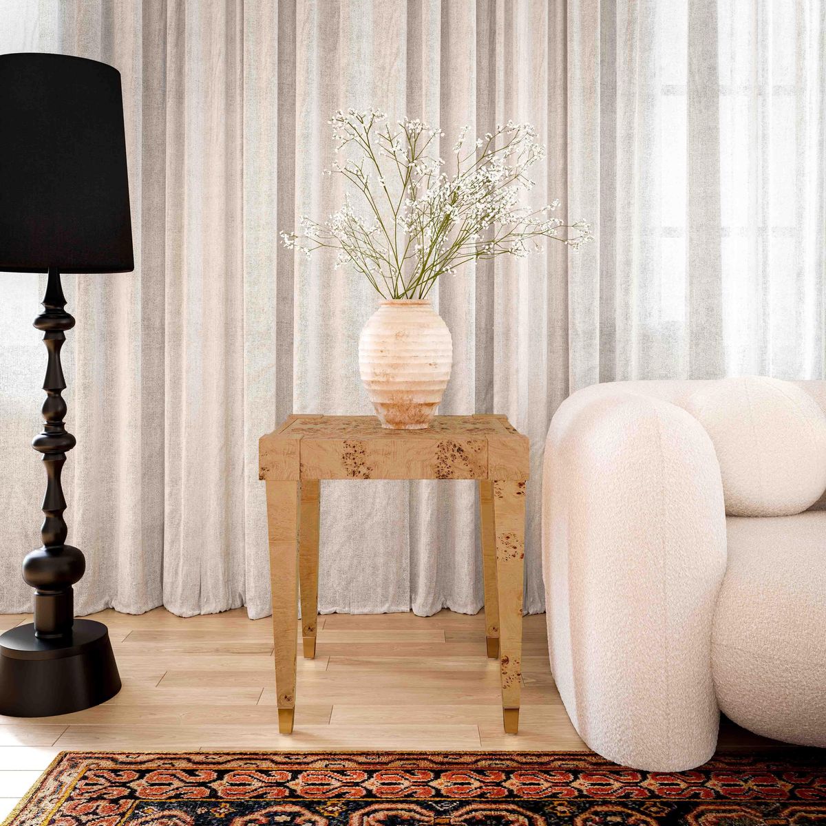 Brandyss Honey Burl End Table - Image 2