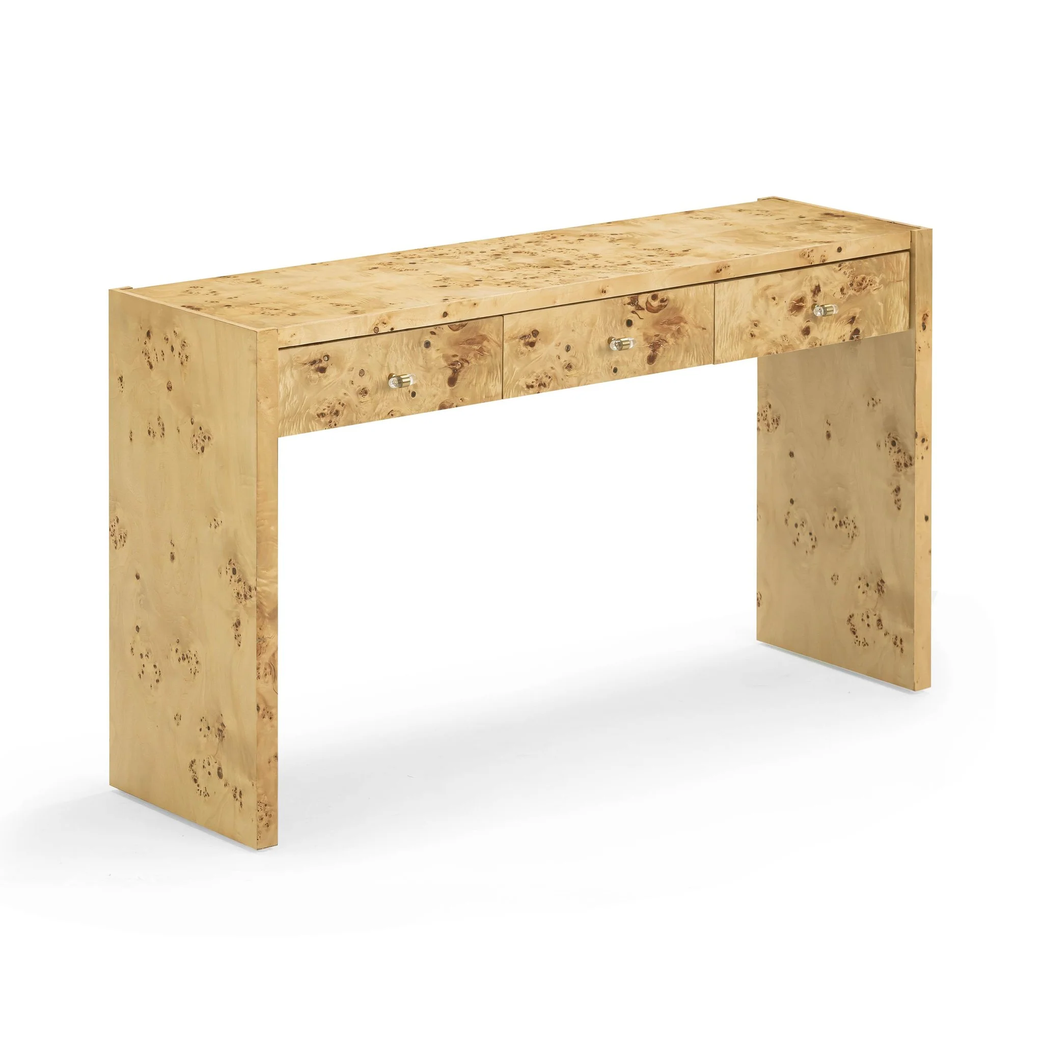 Brandyss Natural Burl Console Table - Image 2