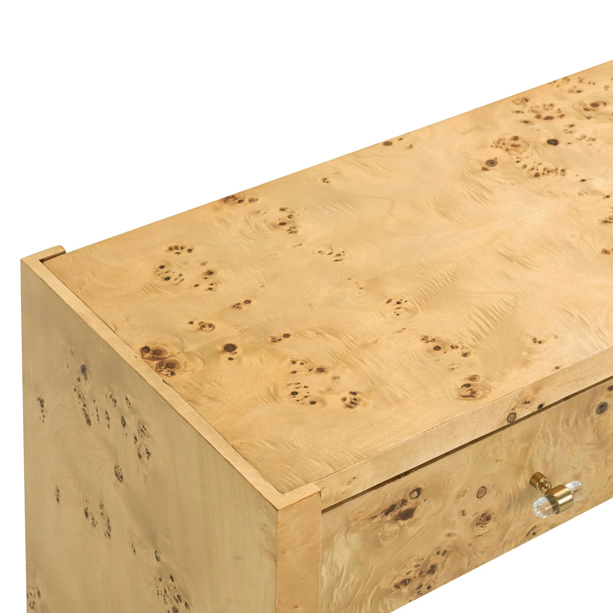 Brandyss Natural Burl Console Table - Image 7