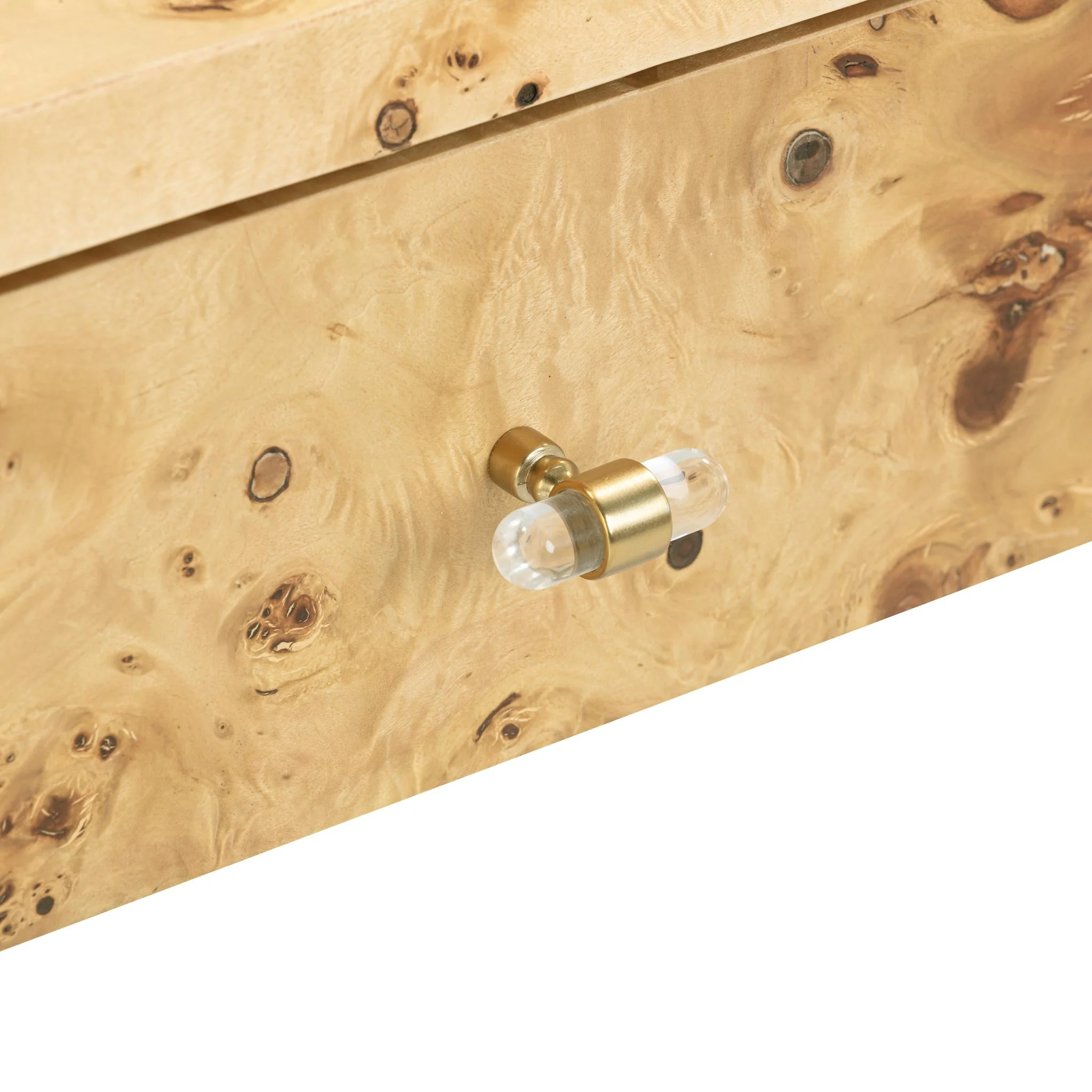 Brandyss Natural Burl Console Table - Image 8