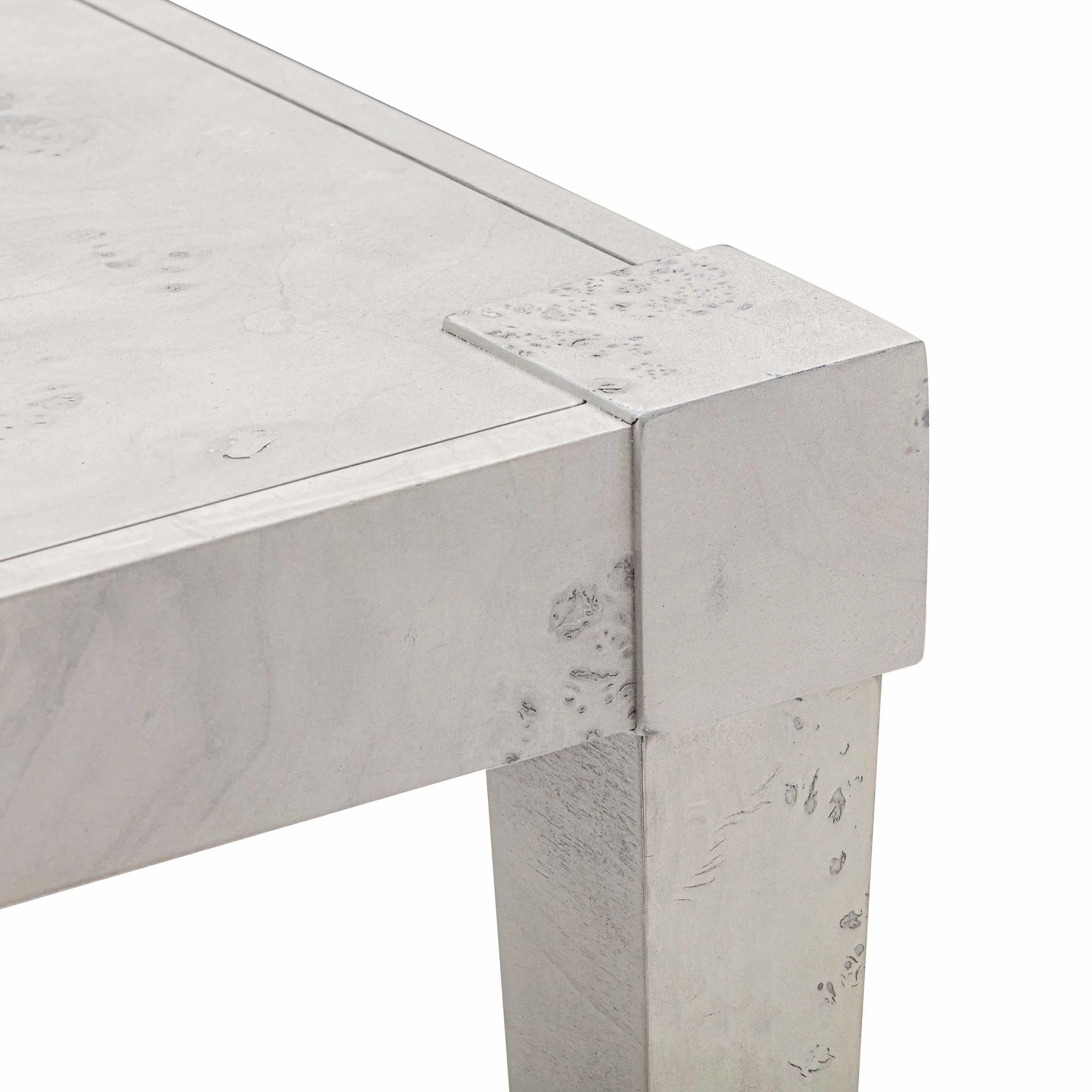 Brandyss White Burl End Table - Image 3