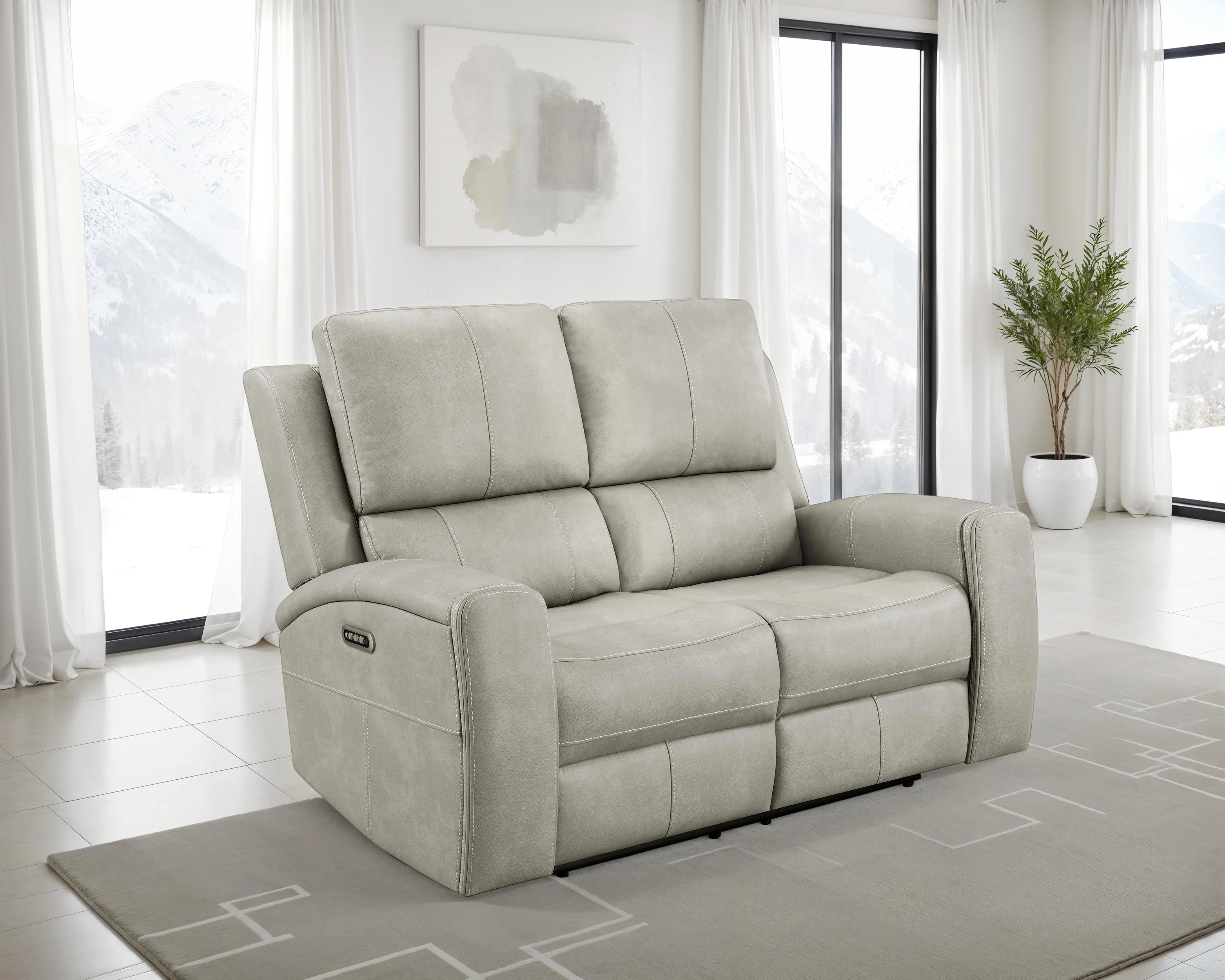 Brickston Triple Power Reclining Loveseat - Image 17
