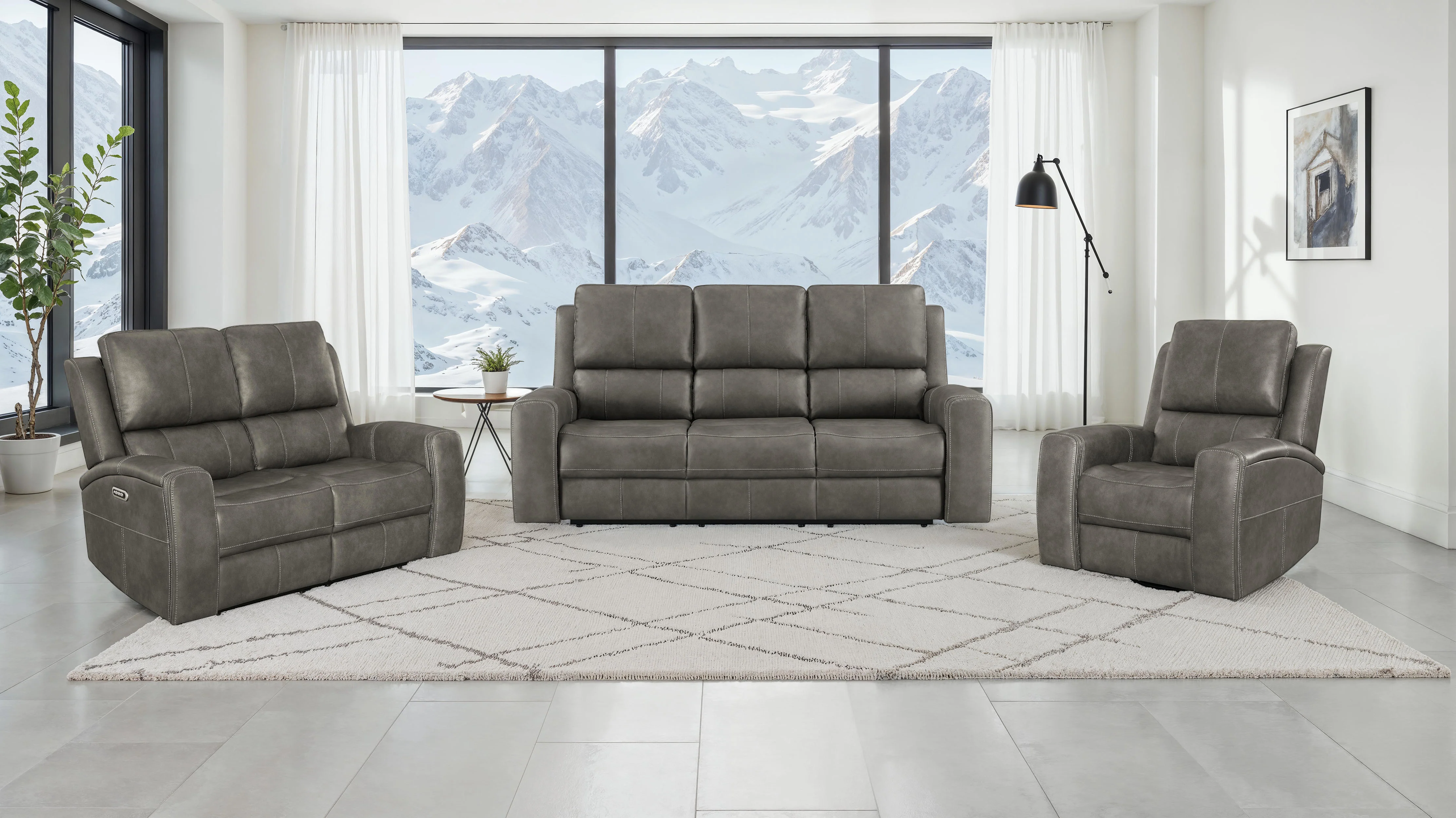 Brickston Triple Power Reclining Sofa Set - Image 17