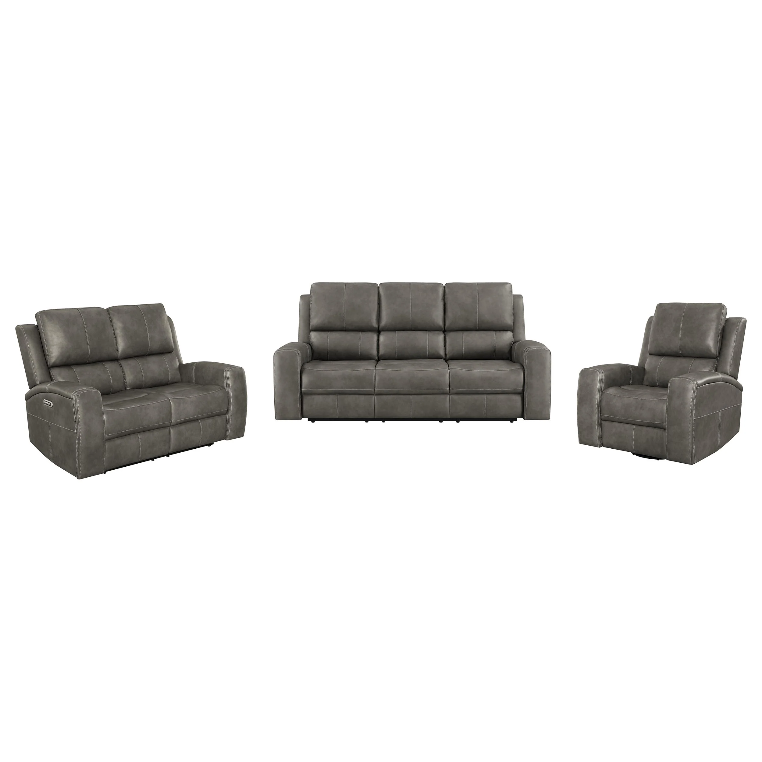 Brickston Triple Power Reclining Sofa Set - Image 18