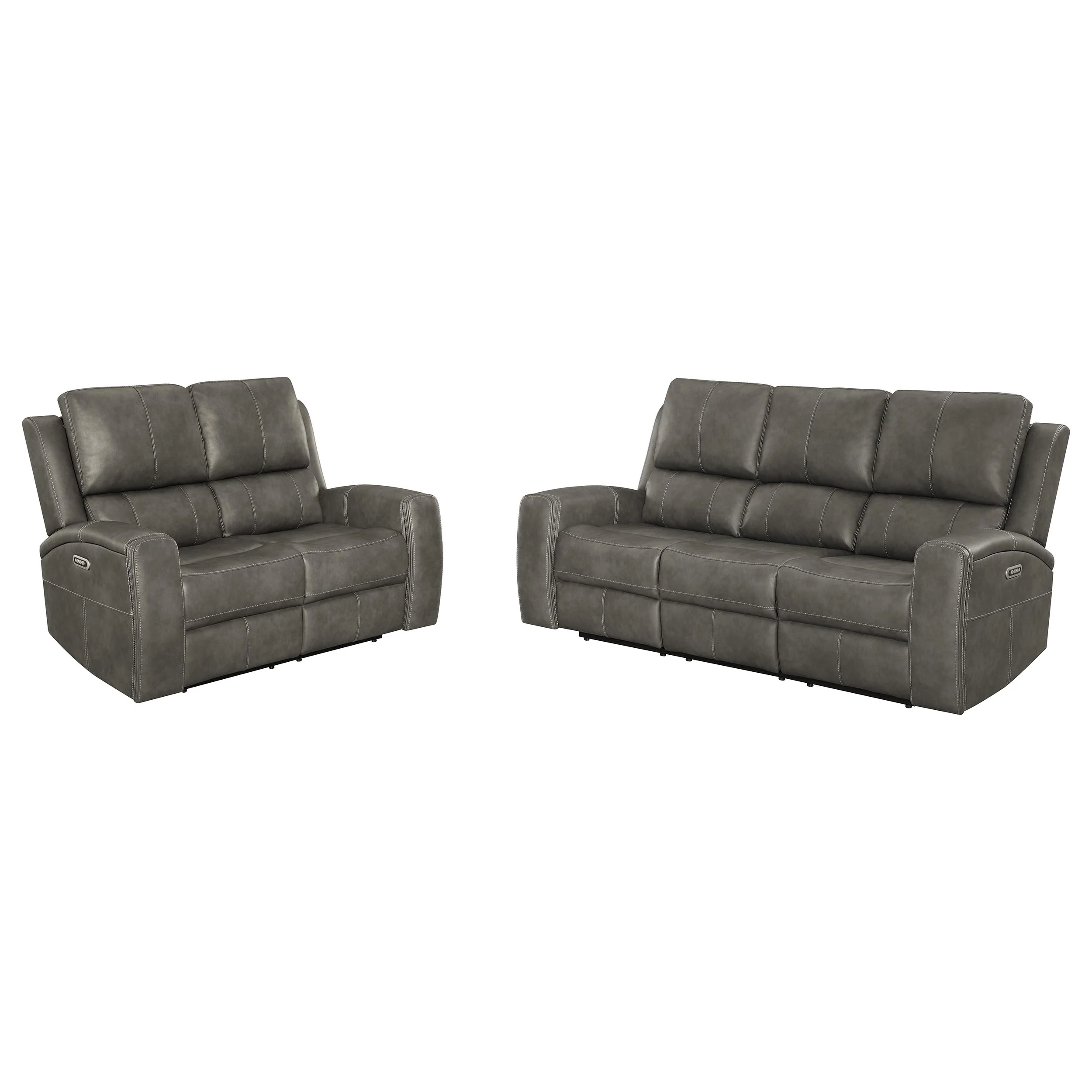 Brickston Triple Power Reclining Sofa Set - Image 2