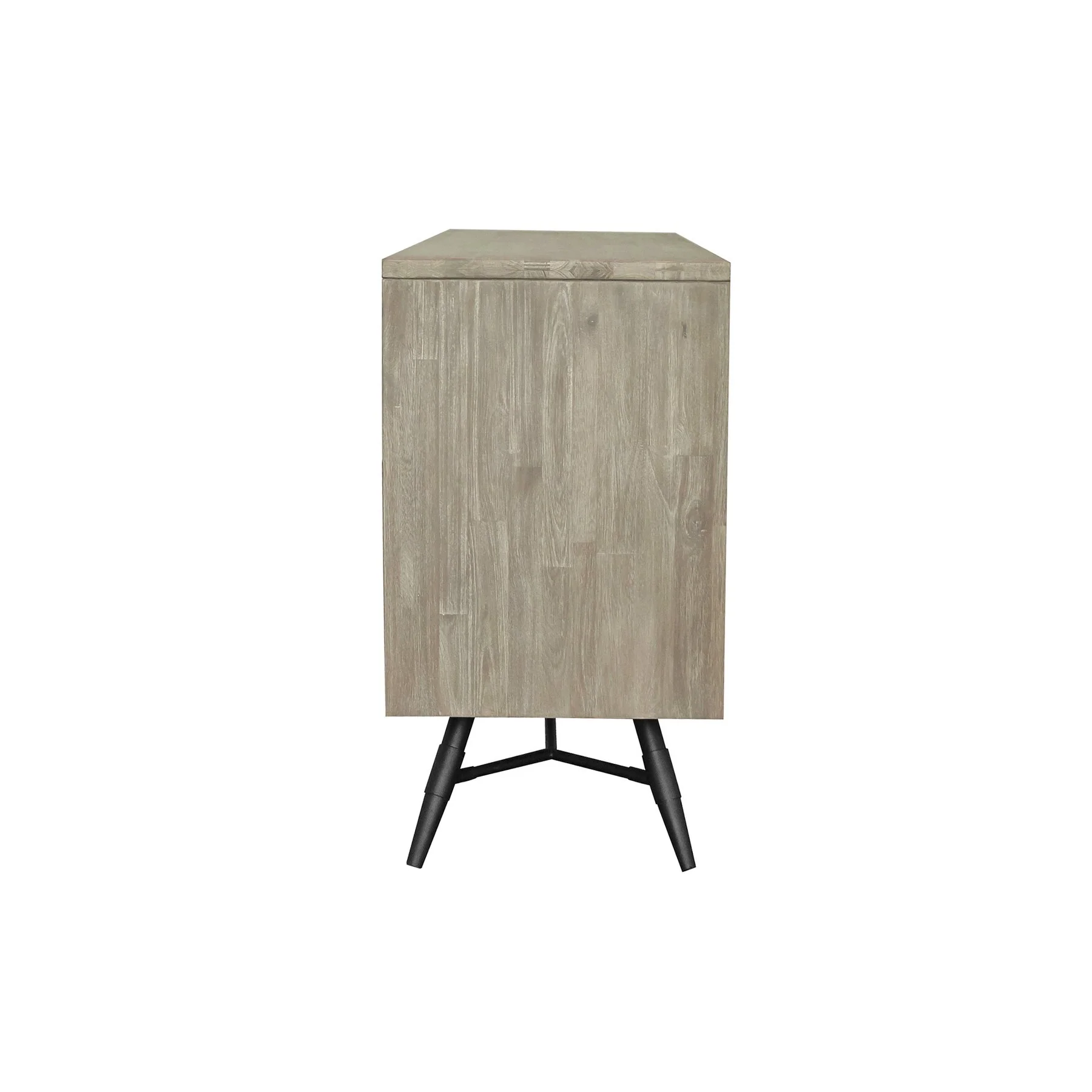 Bridges Sideboard Buffet Cabinet in Two Tone Acacia Wood - Image 3