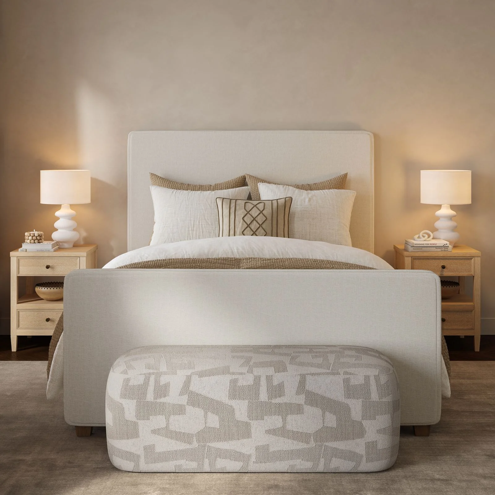 Bristol Park Ivory Queen Bed - Image 2