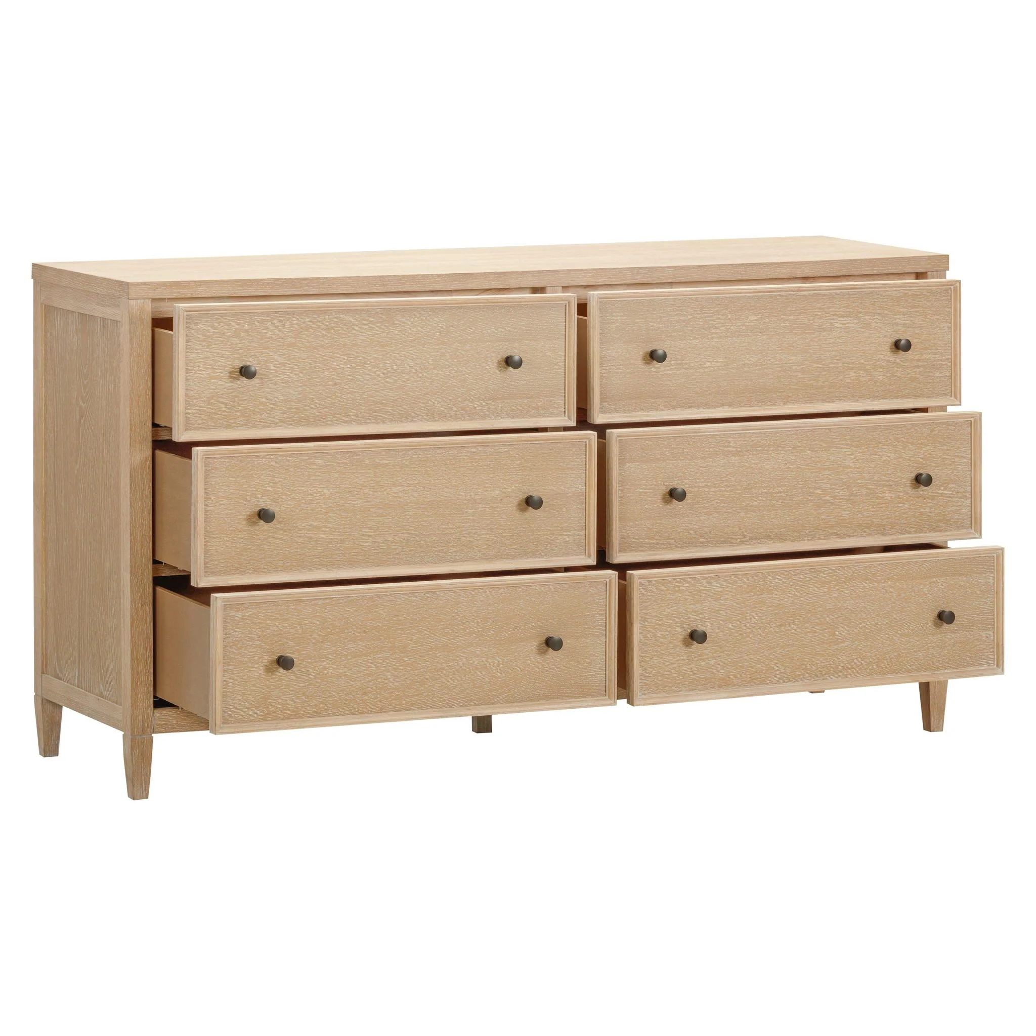 Bristol Park Whitewashed Oak Wood Dresser - Image 8