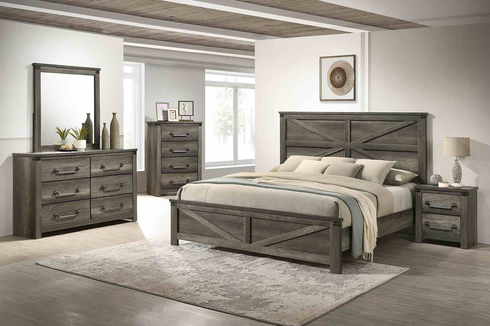 Britonale Mirror, Rustic Gray - Image 2