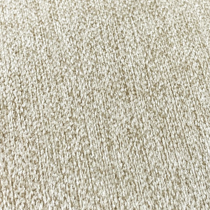 Broohah Beige Linen Ottoman - Image 4