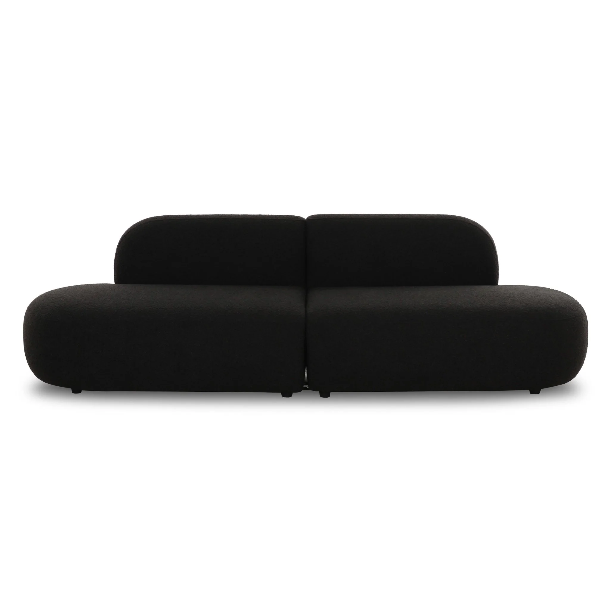 Broohah Black Boucle Sofa - Image 5
